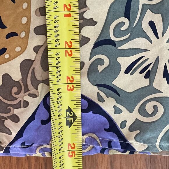 Tess 100% silk multicolored sleeveless blouse top size L - Picture 7 of 7